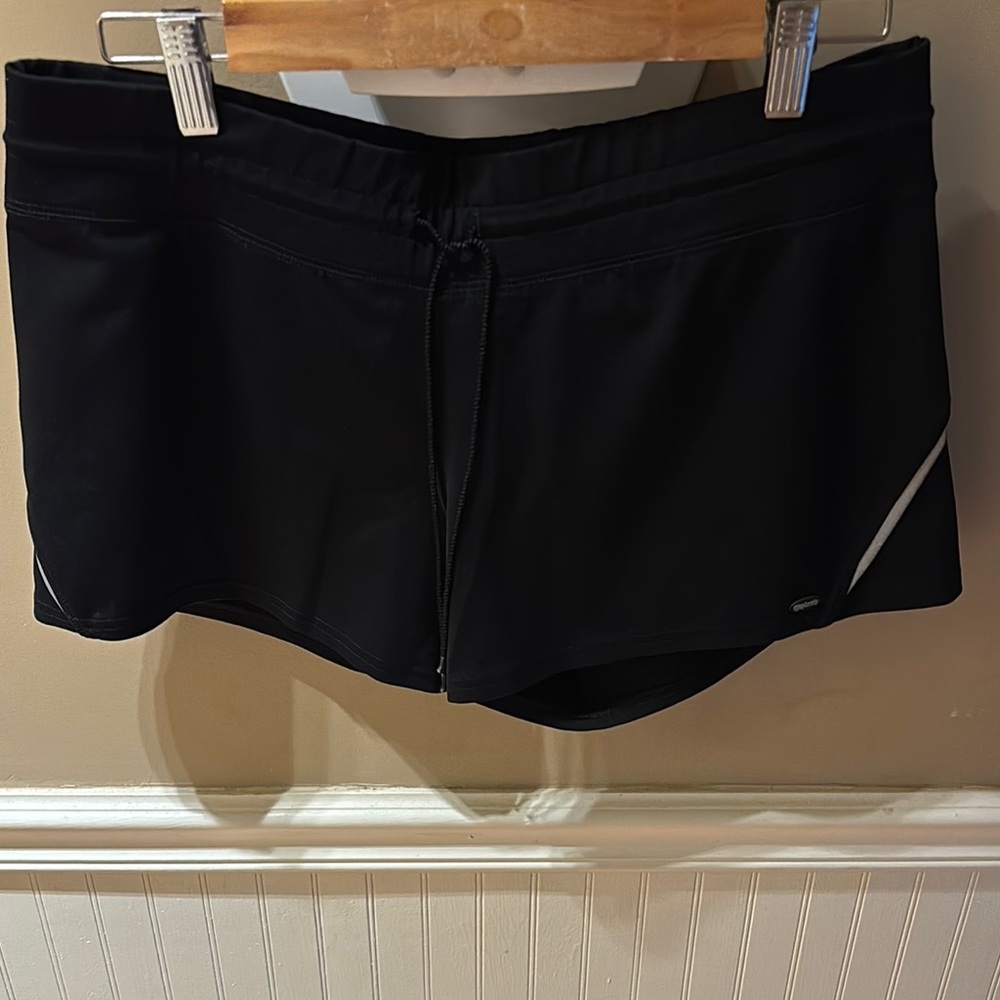 Sleek Black Women's Athletic Shorts